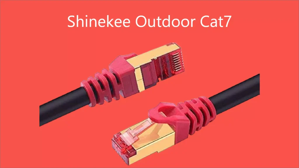 Shinekee Outdoor Cat7-Ethernet Cable for Gaming