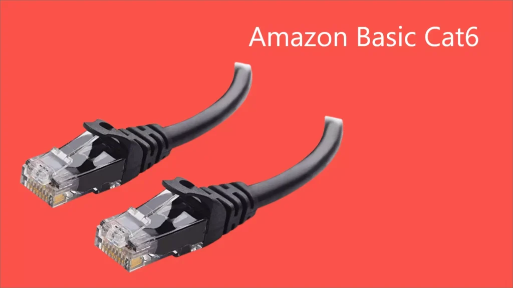 Amazon Basic Cat6-Ethernet cable for gaming